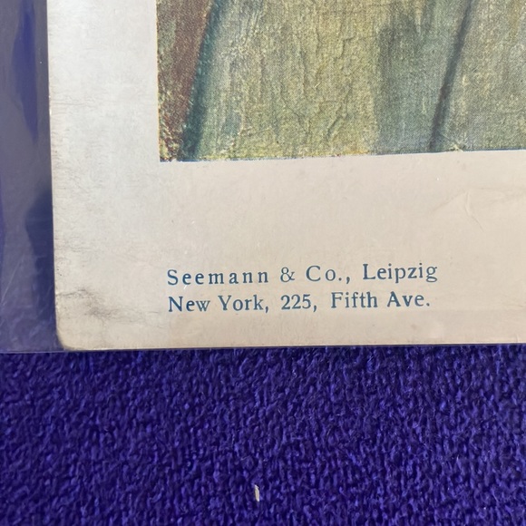 Vintage print Paul Gauguin- The girl with the fan printed in Germany 8 1/4” X 11 - Picture 3 of 7